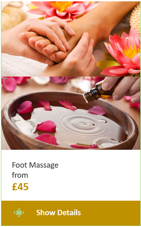 Foot Massage starting from £25