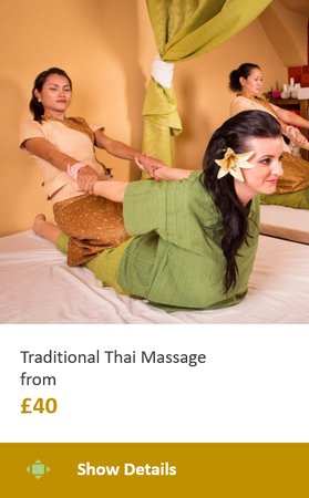 Traditional Thai Massage starting from £35